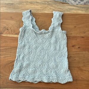 Free People Light Blue Tank